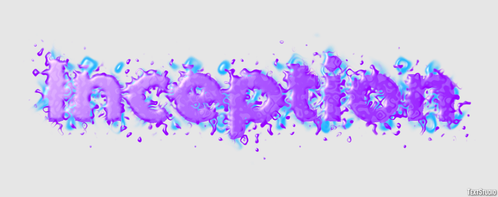 Inception Text Effect