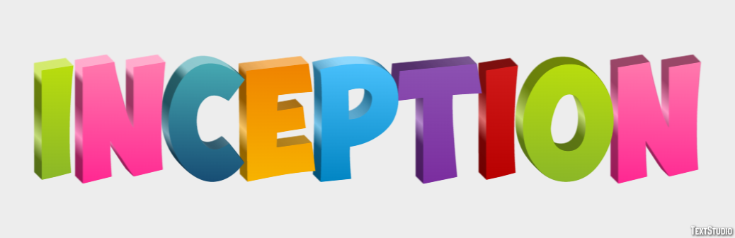 Inception Text Effect