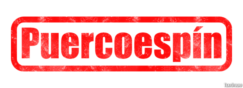 Puercoespín Efecto de texto