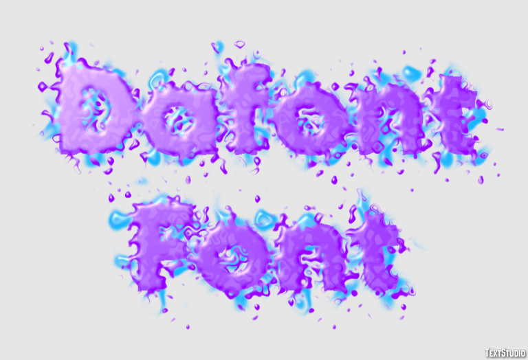 Dafont Font Text Effect