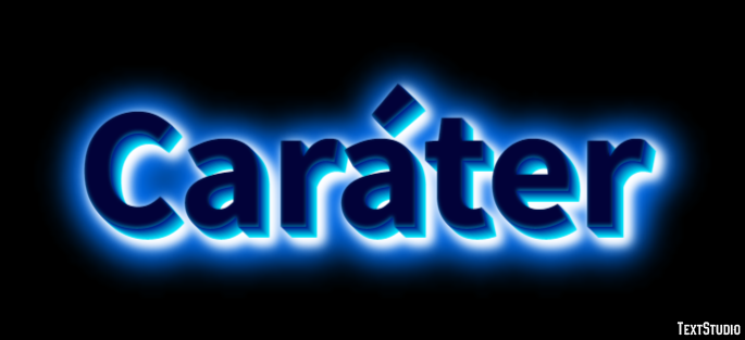 Caráter Texteffekt
