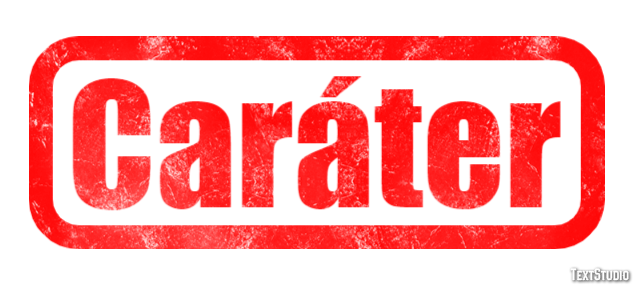 Caráter Efeito de texto