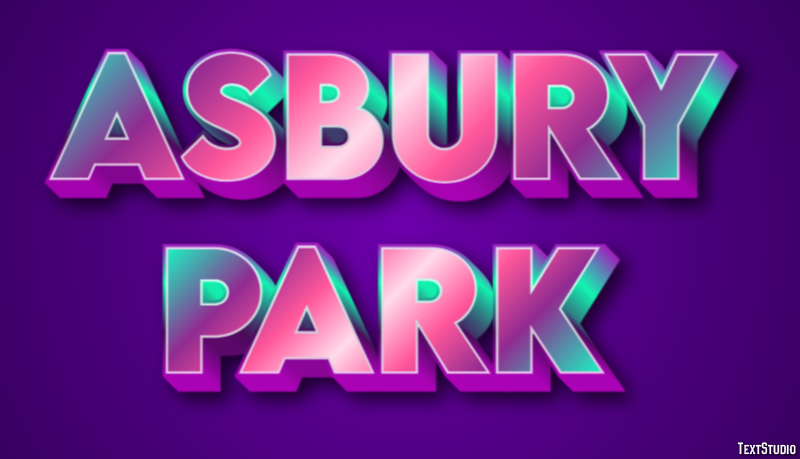 Asbury Park Effetto testo