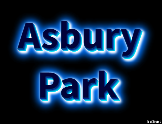 Asbury Park テキスト効果