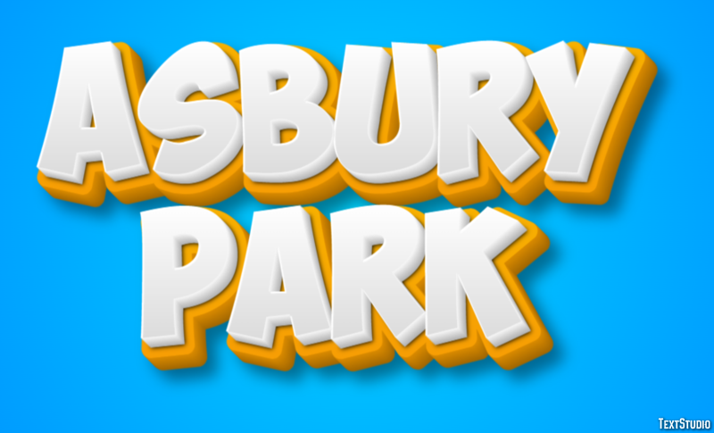 Asbury Park Effetto testo