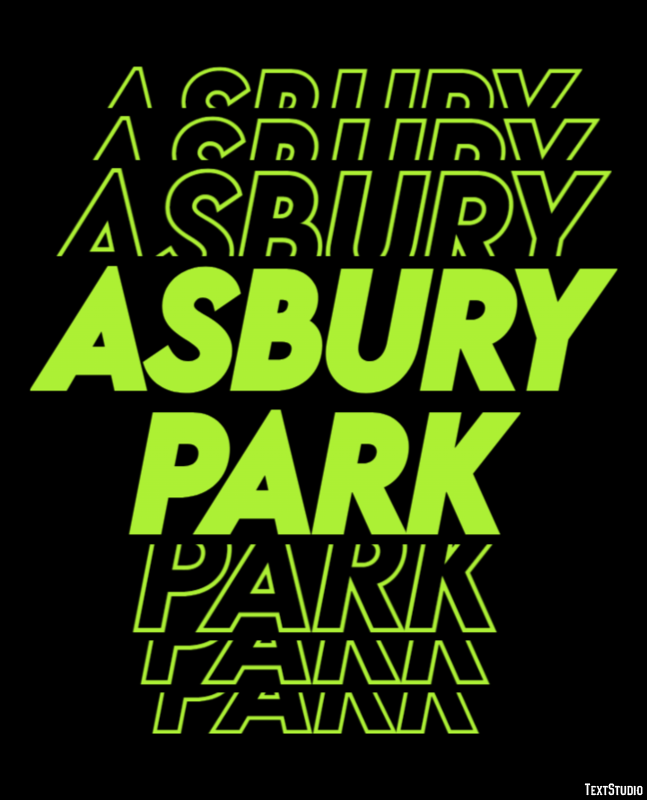 Asbury Park Effetto testo
