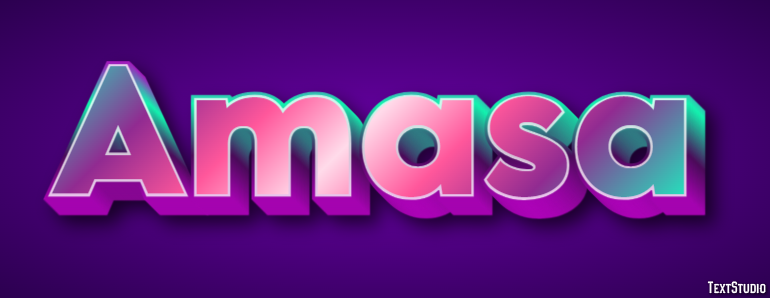 Amasa Text effect