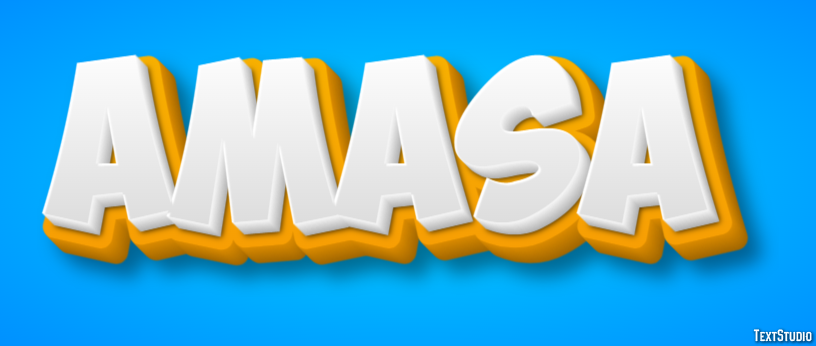 Amasa Эффект текста