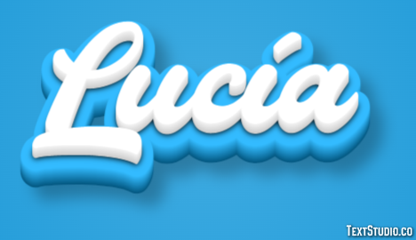 Lucía Эффект текста