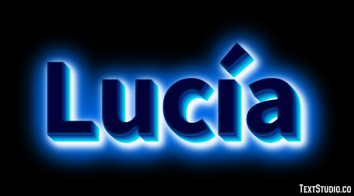 Lucía Эффект текста