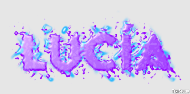 Lucía Эффект текста