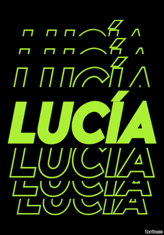 Lucía Effet de texte