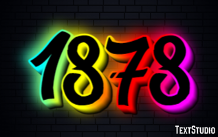 1878 テキスト効果