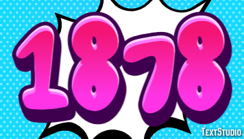 1878 テキスト効果