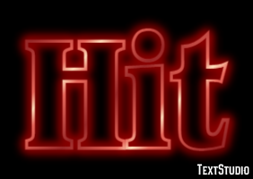 Hit Text Effect