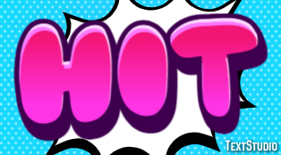 Hit Efeito de texto