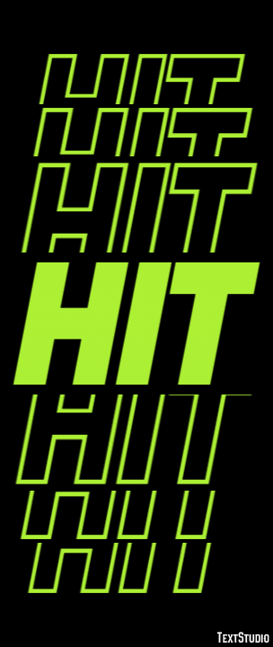 Hit Efekt tekstowy
