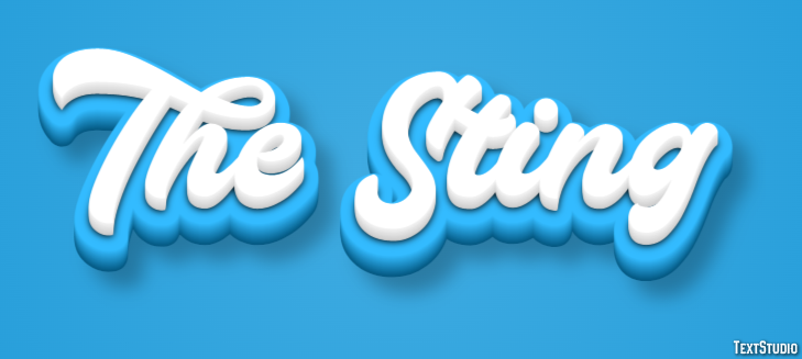 The Sting Text Effect
