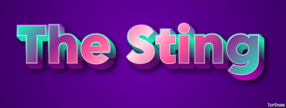 The Sting Text Effect