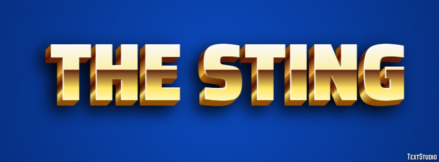 The Sting Text Effect