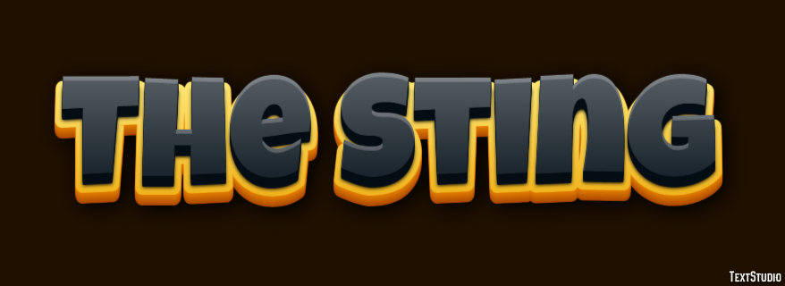 The Sting Text Effect