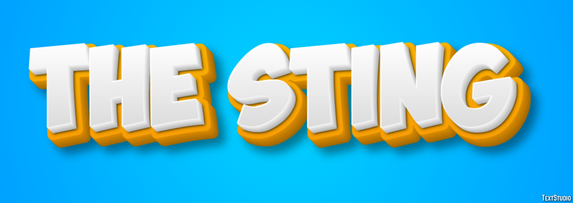 The Sting Text Effect