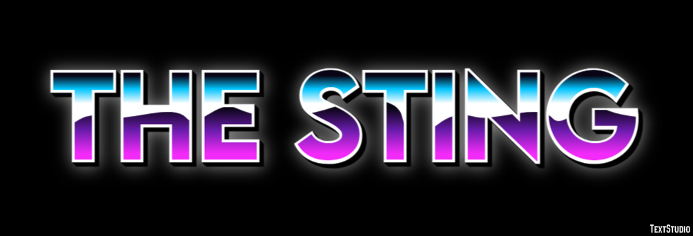 The Sting Text Effect