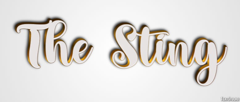 The Sting Text Effect