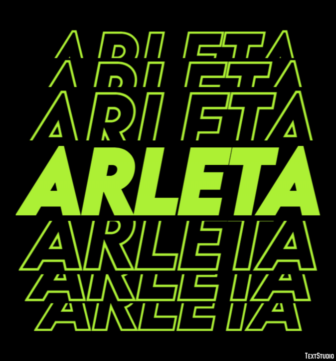 Arleta Efekt tekstowy