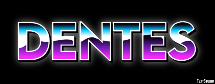 Dentes Efeito de texto