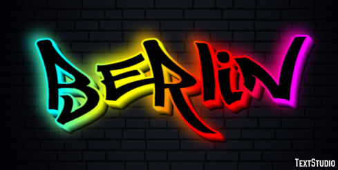 Berlin Efecto de Texto