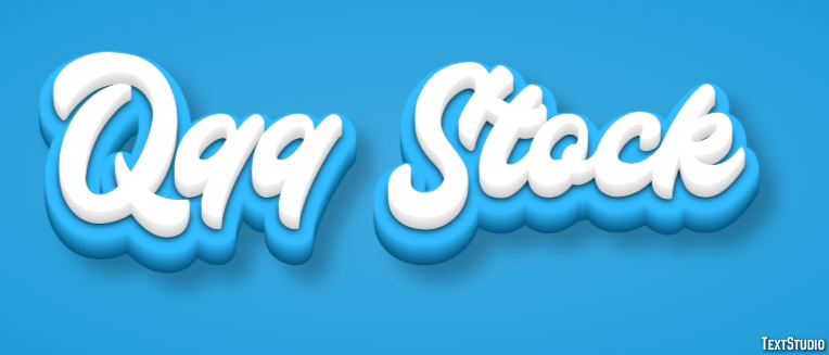 Qqq Stock Efeito de texto
