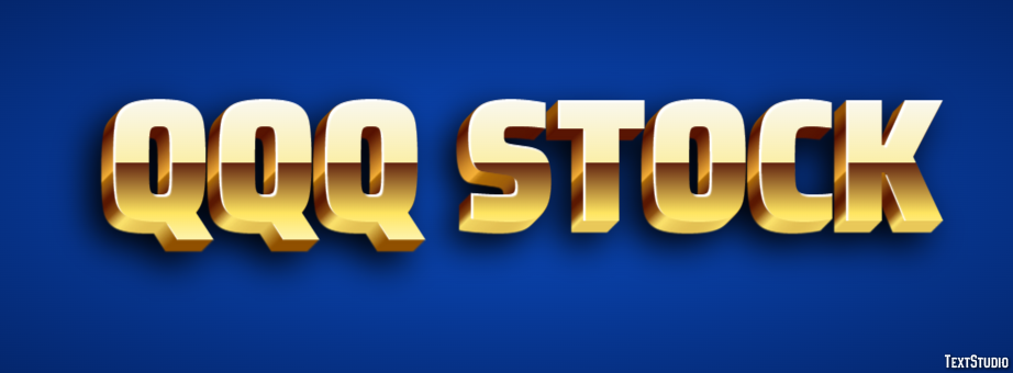 Qqq Stock Efeito de texto