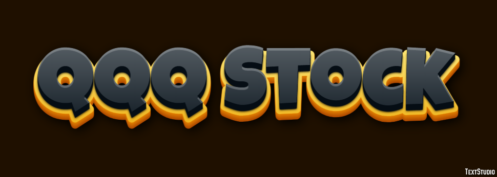 Qqq Stock Texteffekt