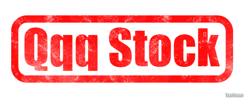 Qqq Stock Texteffekt