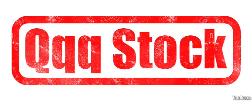 Qqq Stock Efeito de texto