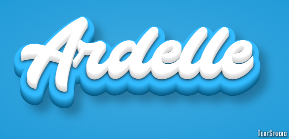 Ardelle Text effect