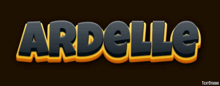 Ardelle Text effect