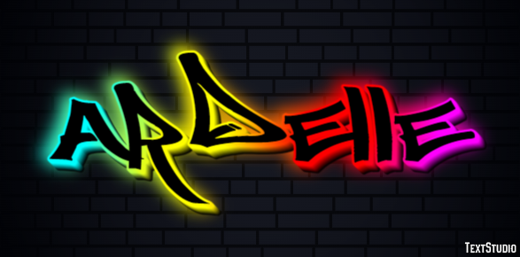 Ardelle Text effect