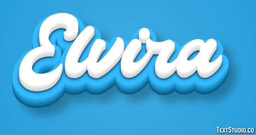 Elvira Efecto de texto