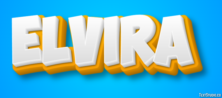 Elvira Efecto de texto