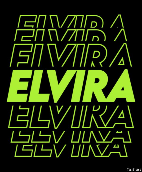 Elvira Effetto testo