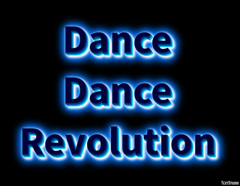 Dance Dance Revolution Effetto testo