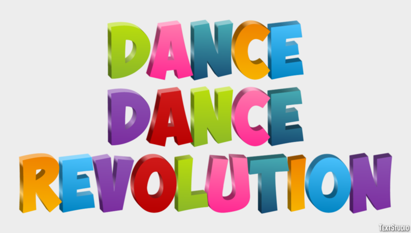 Dance Dance Revolution Effetto testo
