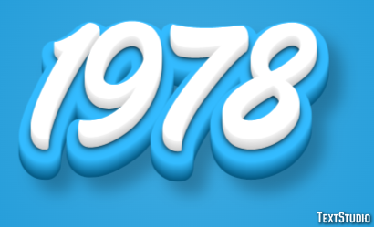 1978 Text Effect