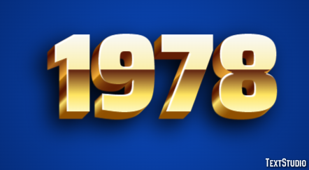 1978 Text Effect