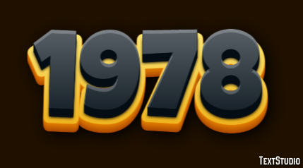 1978 Text Effect