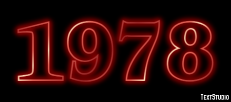 1978 Text Effect