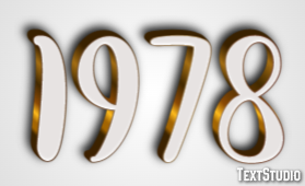 1978 Text Effect