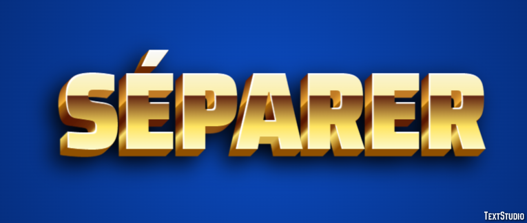 Séparer Effet de Texte